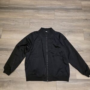 Nike Men's Midnight Black Varsity Bomber Baseball Jacket